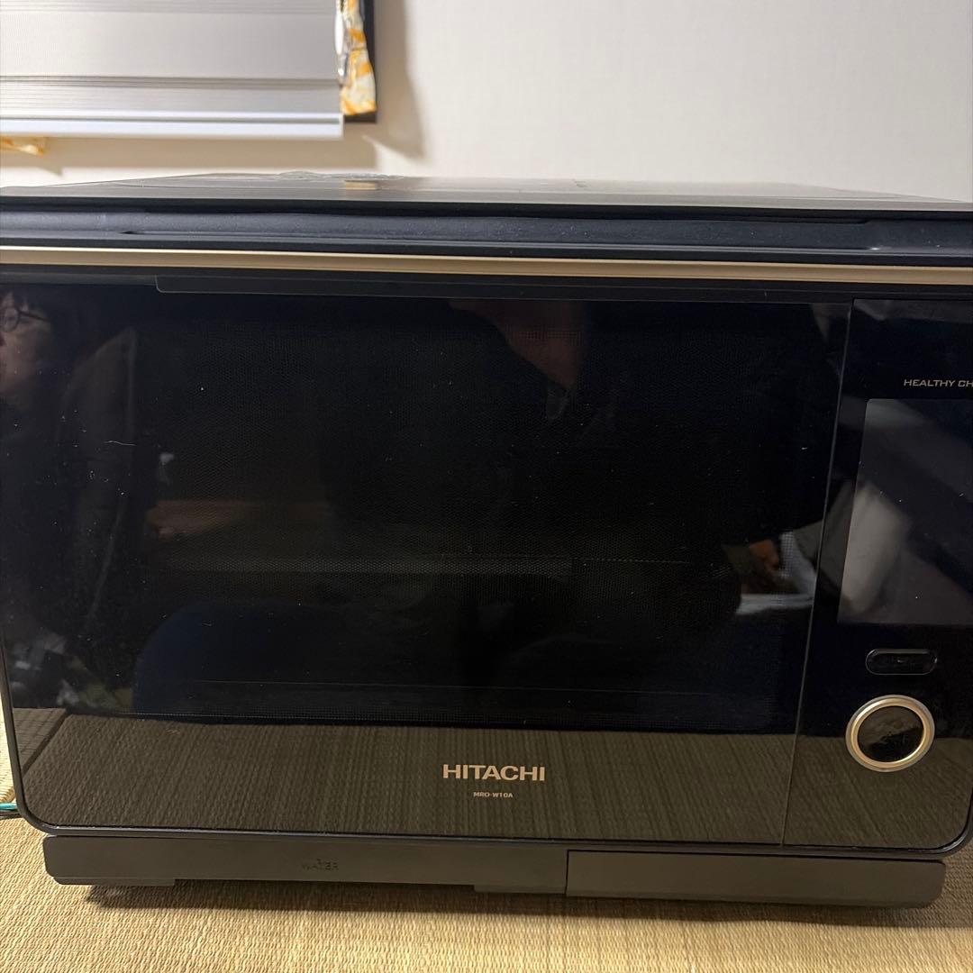 HITACHI ヘルシーシェフMRO-W10A オーブンレンジ液晶故障ジャンク品