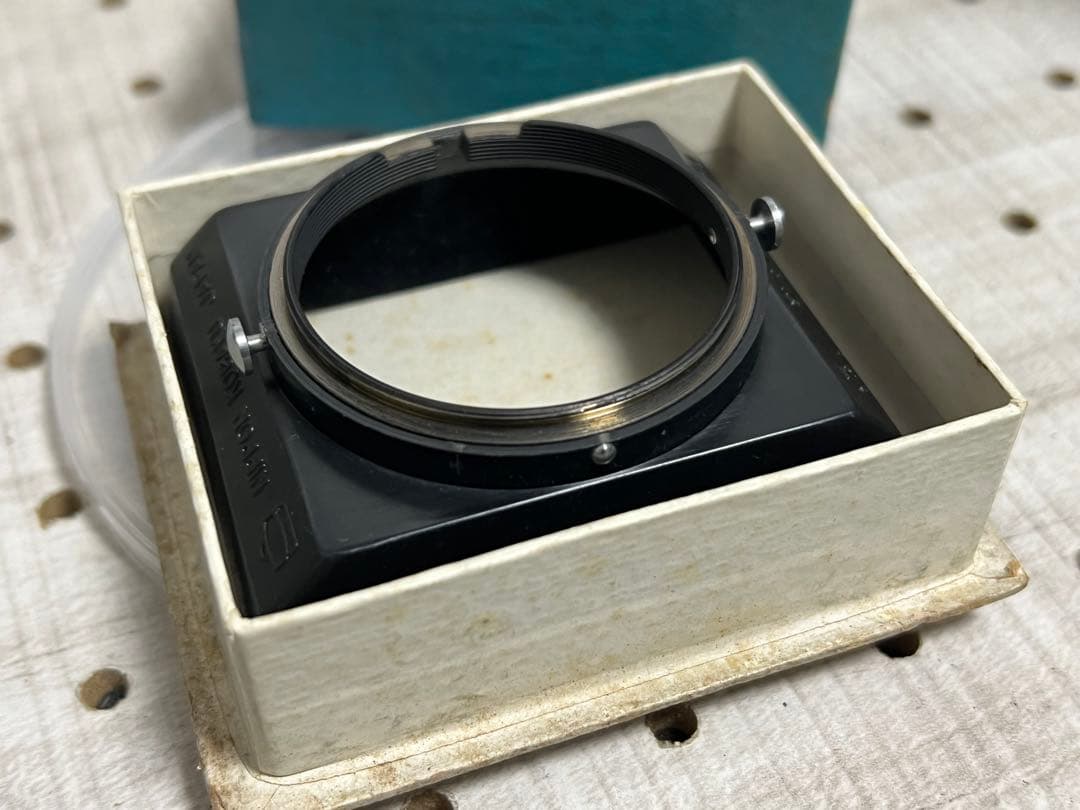 W-ニッコール 35mm f1.8 ライカLマウント用 専用フード 珍品 元箱付