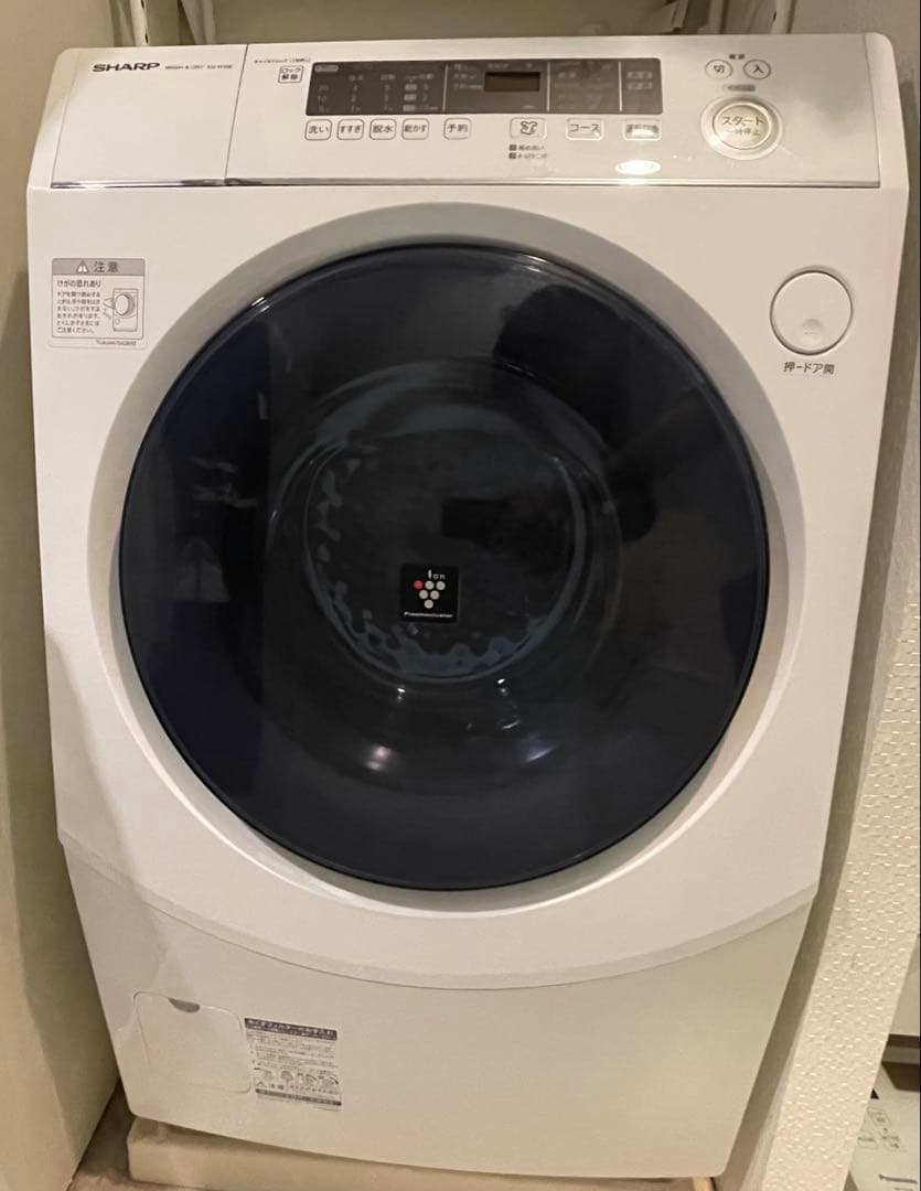 SHARP ドラム式洗濯乾燥機 ES-H10E 2021年製 シャープ ES-H10E-WR 価格比較 - 価格.com