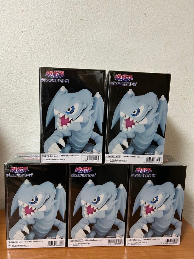 遊戯王 フィギュア ブルーアイズ・トゥーン・ドラゴン 5体セット