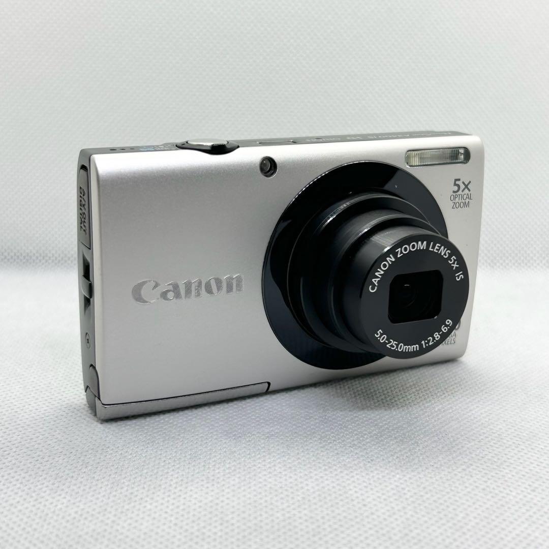 【美品】Canon コンパクトデジタルカメラA3400IS シルバー