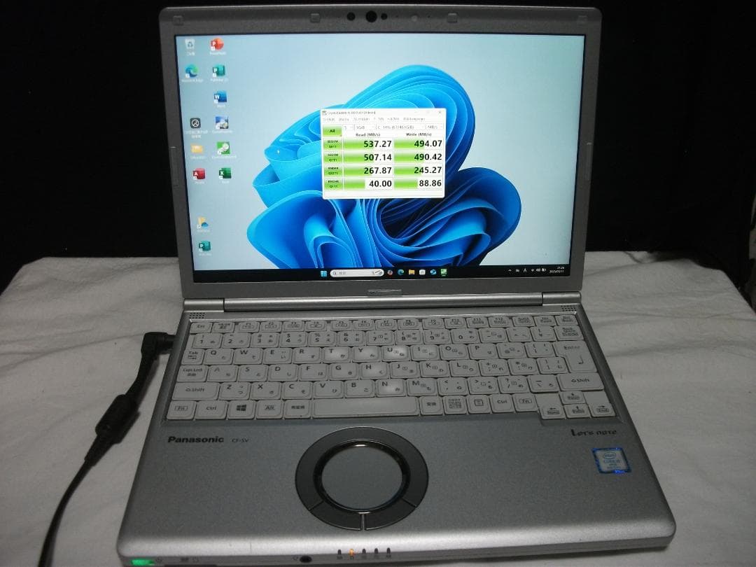 希少16GBメモリ/CF-SV7/Office2024+SSD512(477) Let's note SV 中古訳あり パナソニック 第8世代Corei5 メモリ16GB