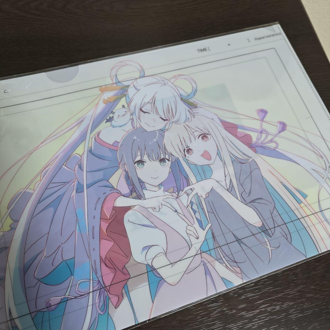 超かぐや姫！ ラフ原画アクリルパネル、クリアファイルセット - メルカリ