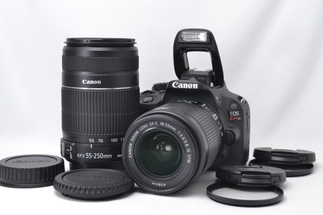 ■美品 S数2,425回■　キャノン Canon Kiss X7 ダブルズーム