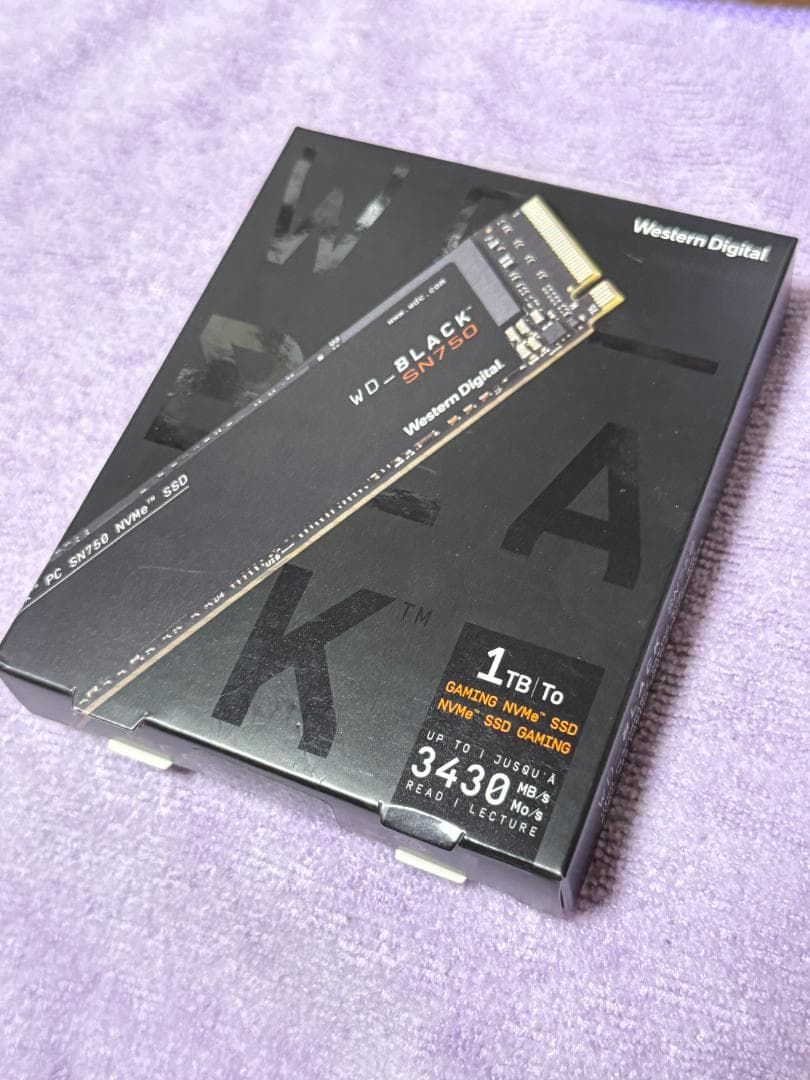 新品 未使用 WD Black SN750 1TB M.2 NVMe SSD Western Digital WD BLACK SN750 NVMe M.2 2280 1TB SSD - Newegg.com
