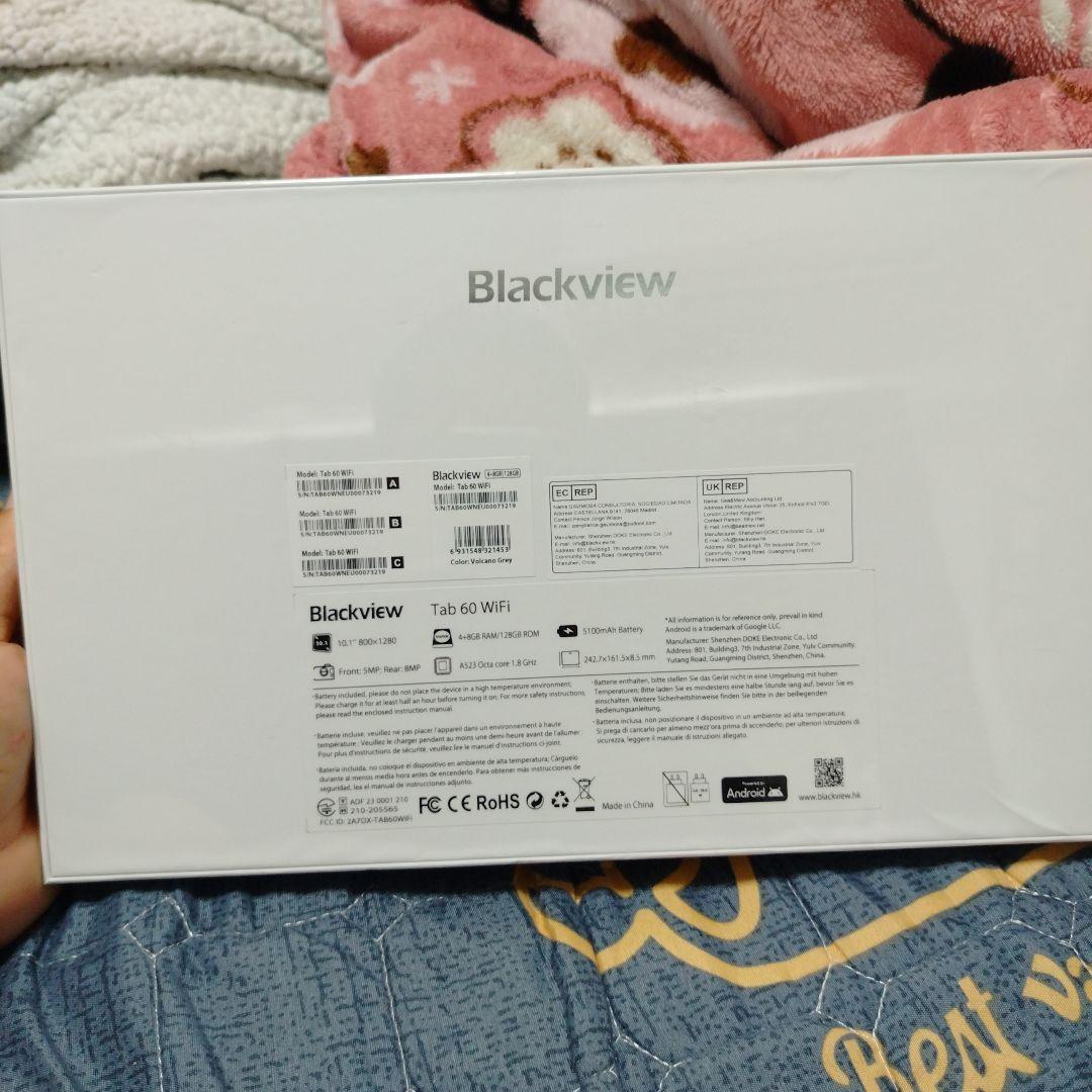 Androidタブレット本体 Blackview Tab 60 wifi 4-128gb