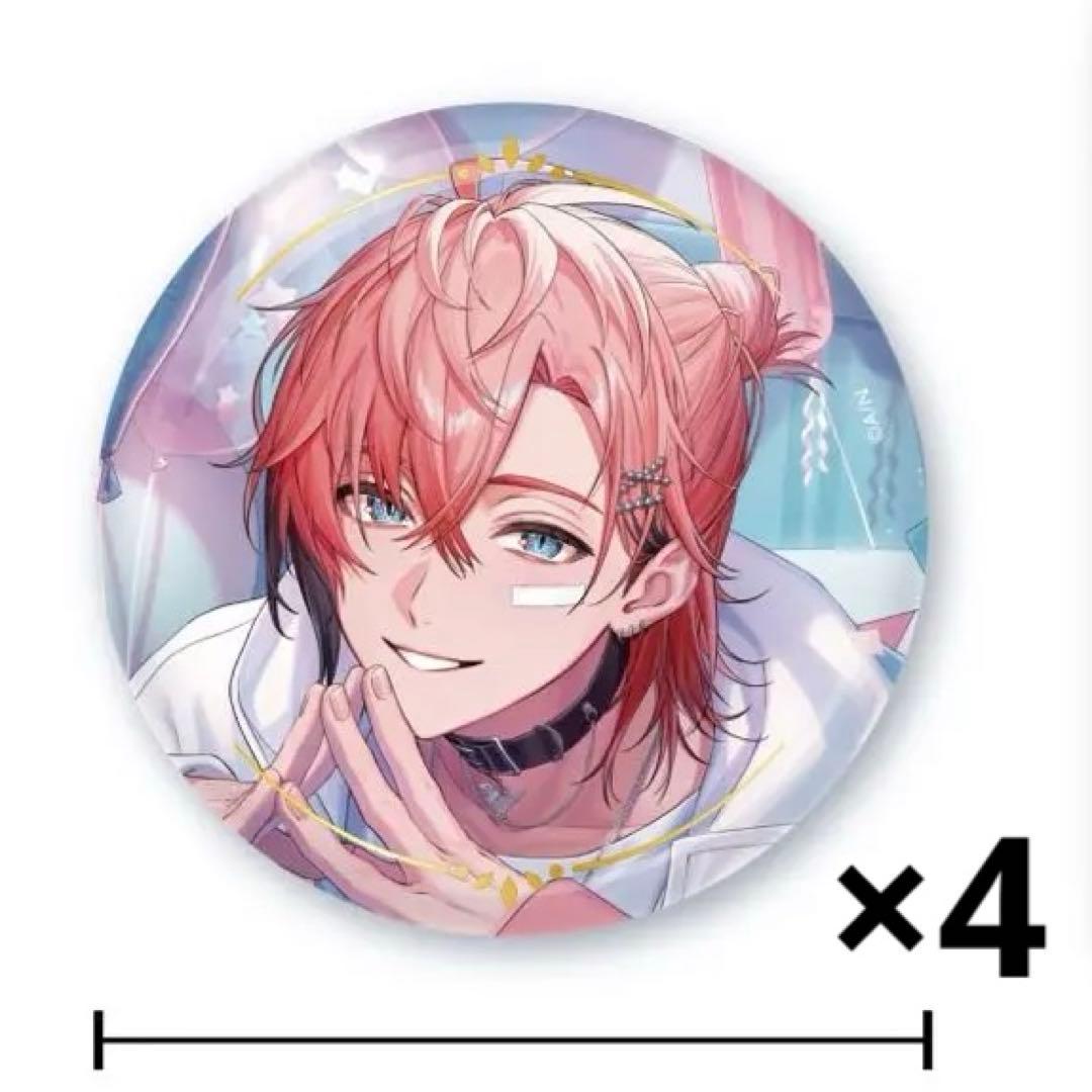 にじさんじ 赤城ウェン 2025 誕生日グッズ 箔押し缶バッジ - メルカリ