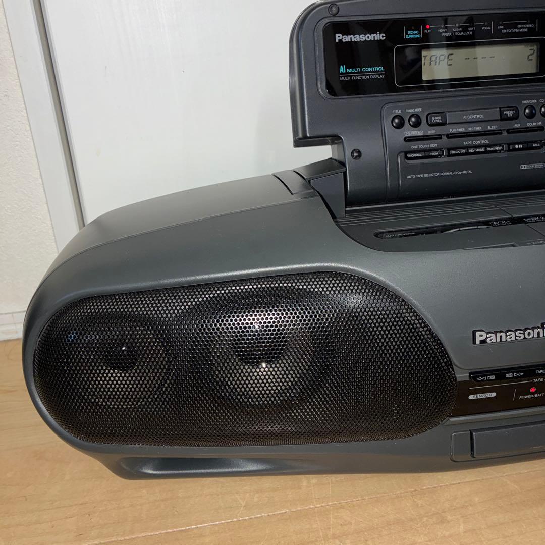 美品！パナソニック　コブラトップ搭載　CDラジカセ　RX-DT707 動作ok