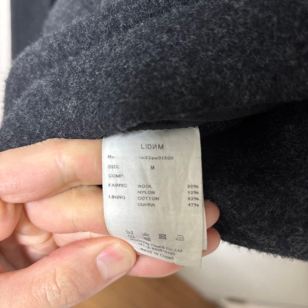 LIDNM shawl collar rever coat M - メルカリ