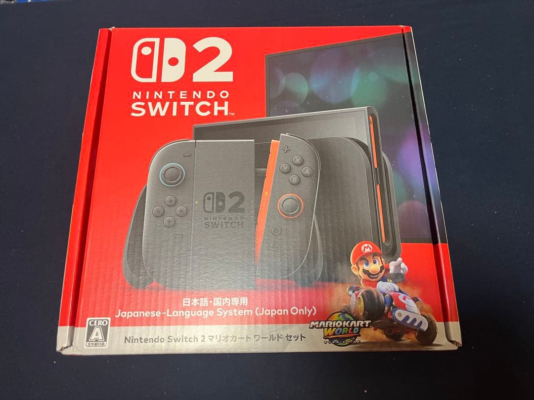 Nintendo Switch 2 マリオカート 日本語 本体【レシート付き】 - メルカリ