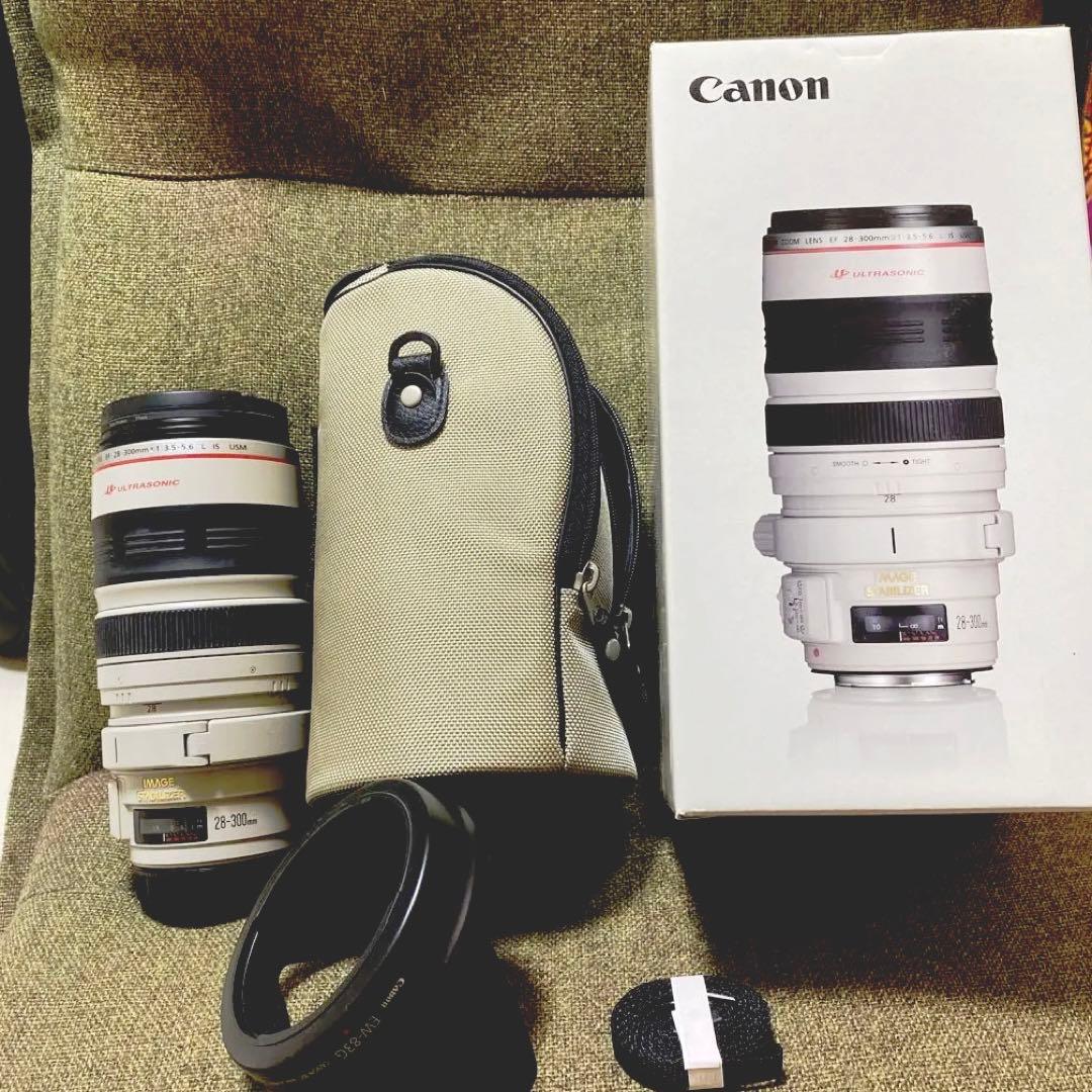 【極美品】CanonカメラレンズEF28-300 F3.5-5.6L ISUSM EF28-300mm F3.5-5.6L IS USM - キヤノンカメラミュージアム