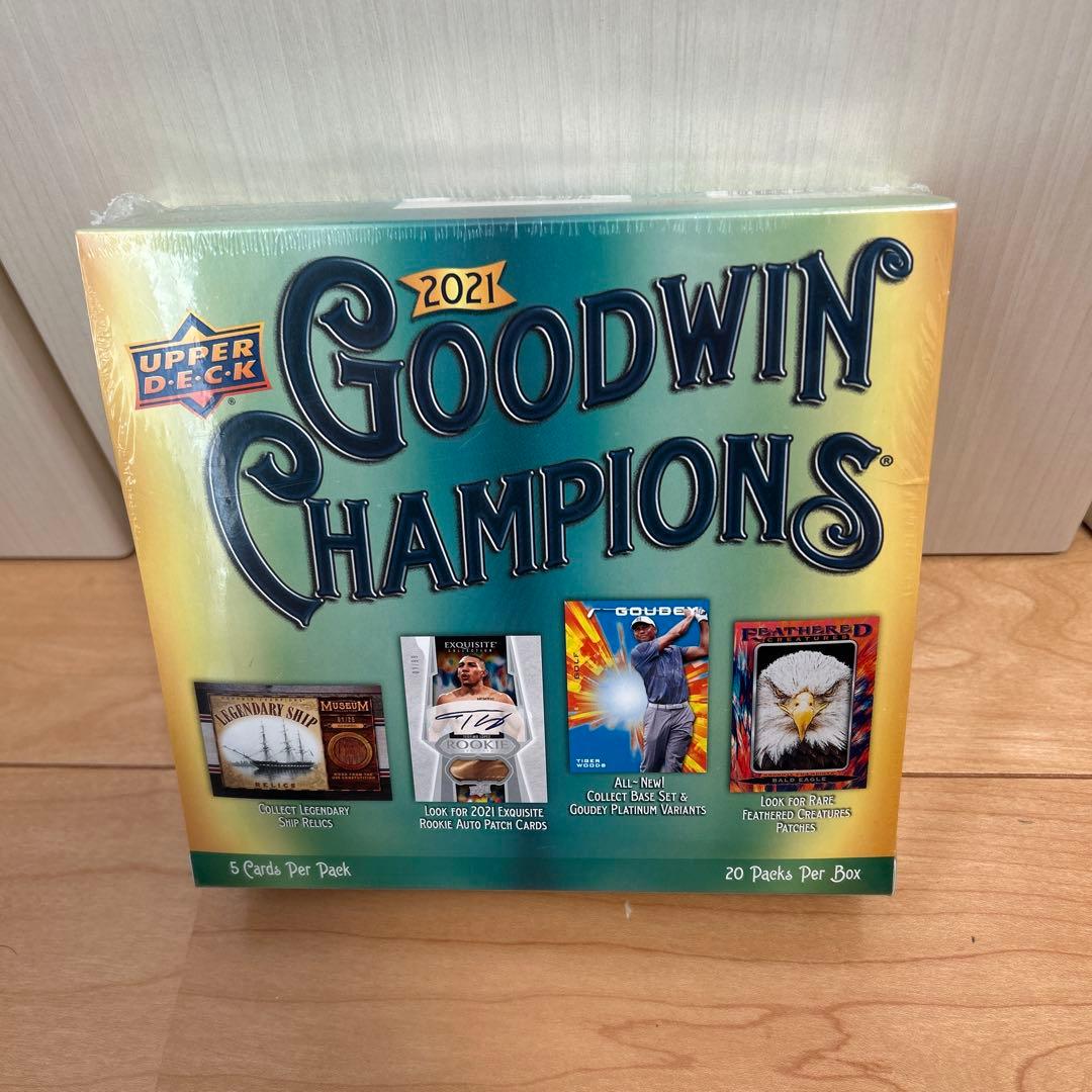 2021 Goodwin Champions 未開封　シュリンク付ボックス 2021 Upper Deck Goodwin Champions Hobby Box - Card Exchange Sports