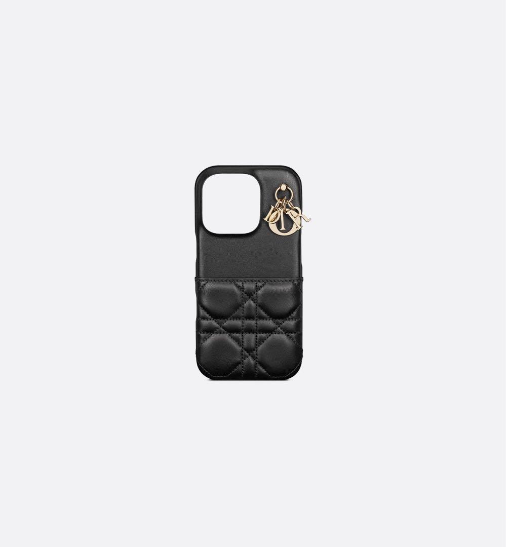 Lady Dior iPhone 16 Pro ケース Authentic DIOR Lady Dior IPHONE 16 Pro Case - NR Cannage Lambskin