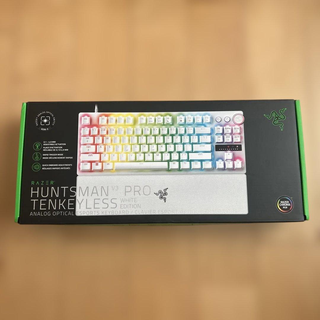 キーボード razer huntsman v3 pro tkl white
