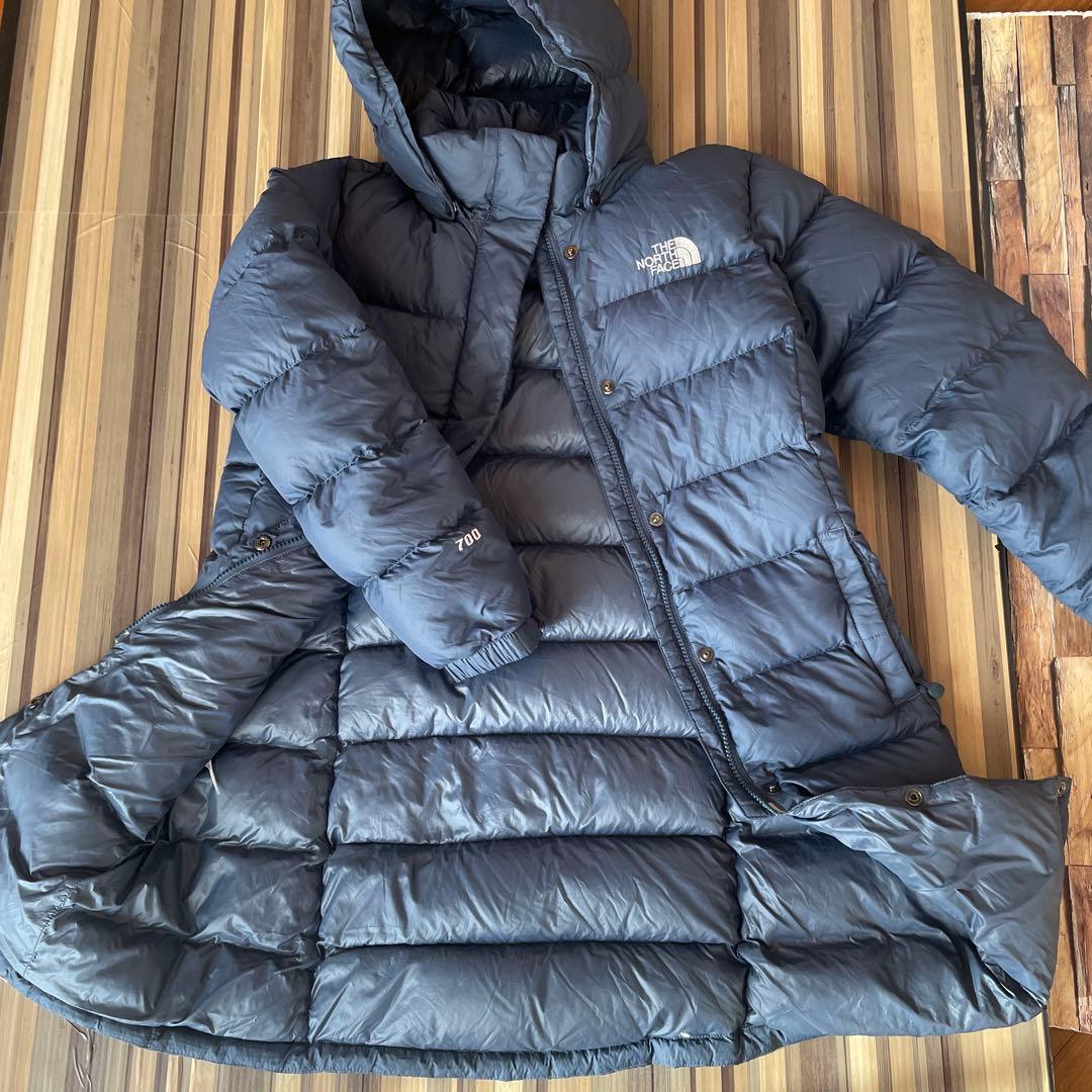 ノースフェイス 700FP ミディアム丈ダウンコート レディースM相当