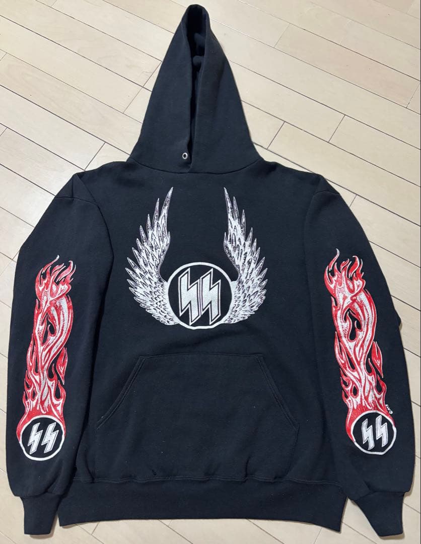 SS Enterprisesフーディ　USA製 90'sビンテージ Champion（チャンピオン） 90s USA製 ワンポイント リバースウィーブ