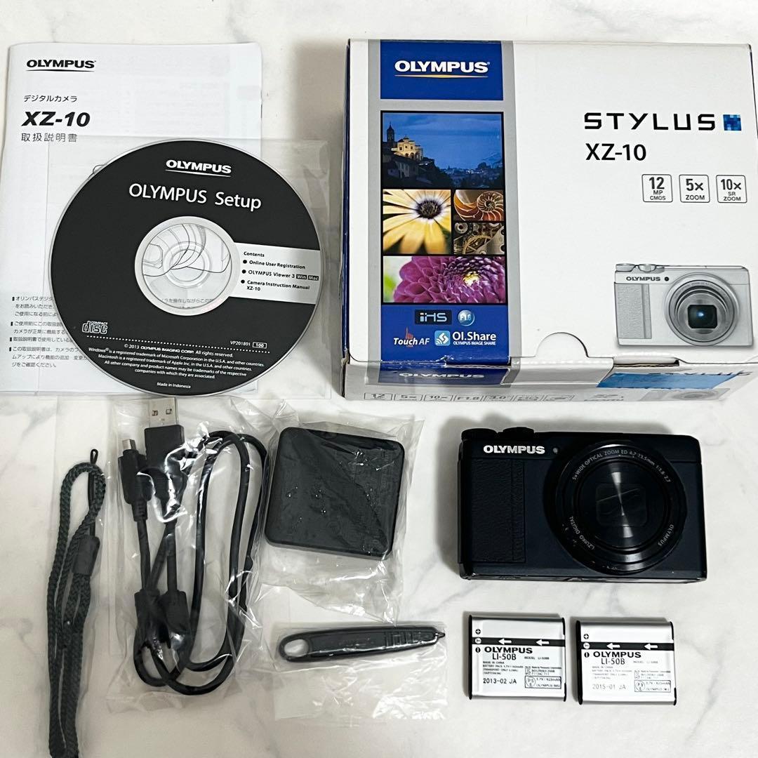 OLYMPUS オリンパス STYLUS XZ-10 デジカメ 箱 付属品完品