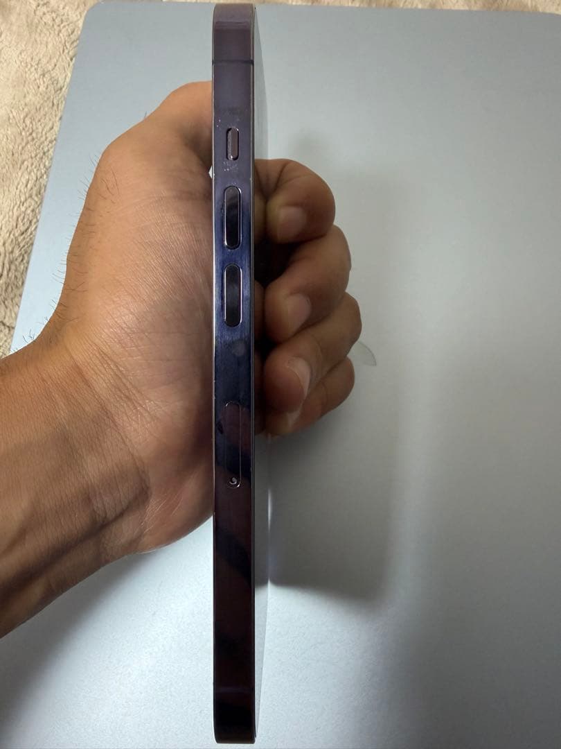 iPhone 14 Pro バッテリー容量100%ディープパープル 本体