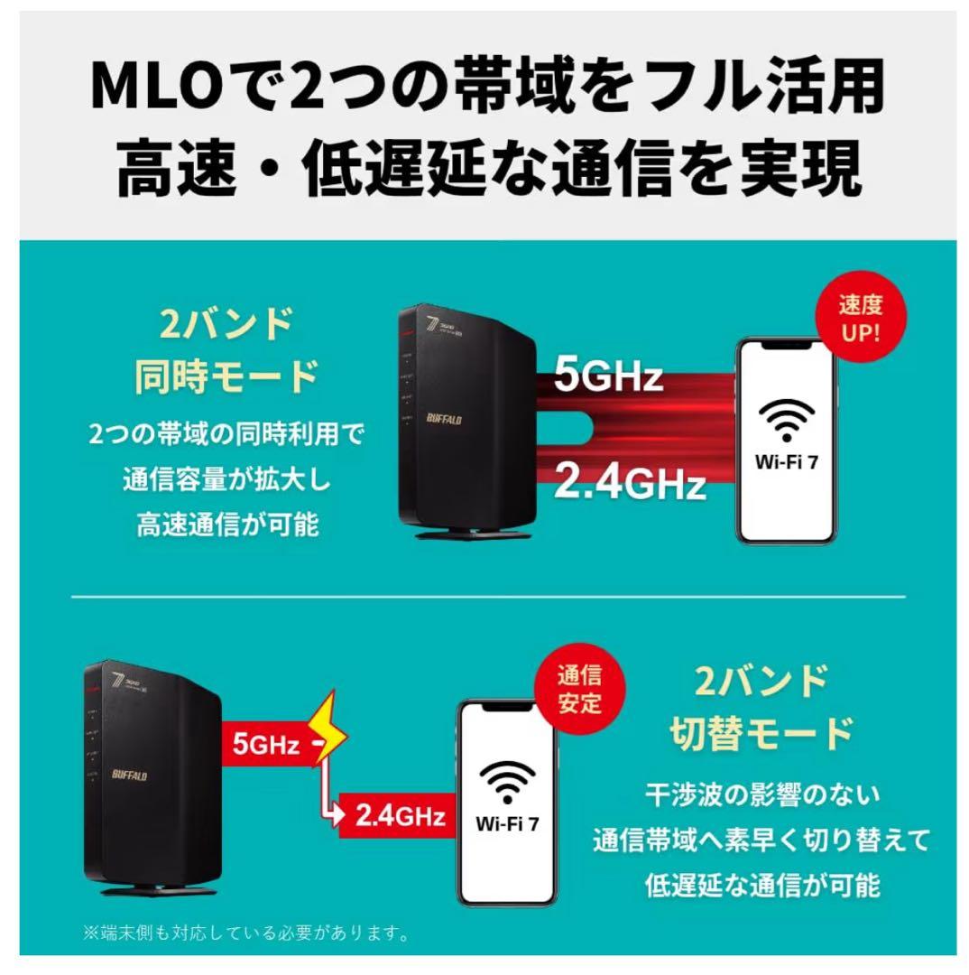 BUFFALO Wi-Fi 7 ルーター WSR-3600 - メルカリ