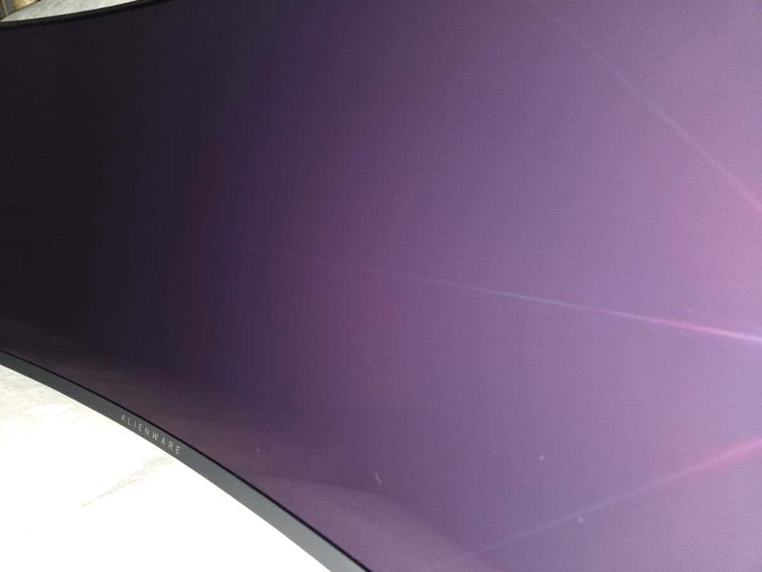 dell aw3423dw alienware 量子ドット有機EL 湾曲モニター