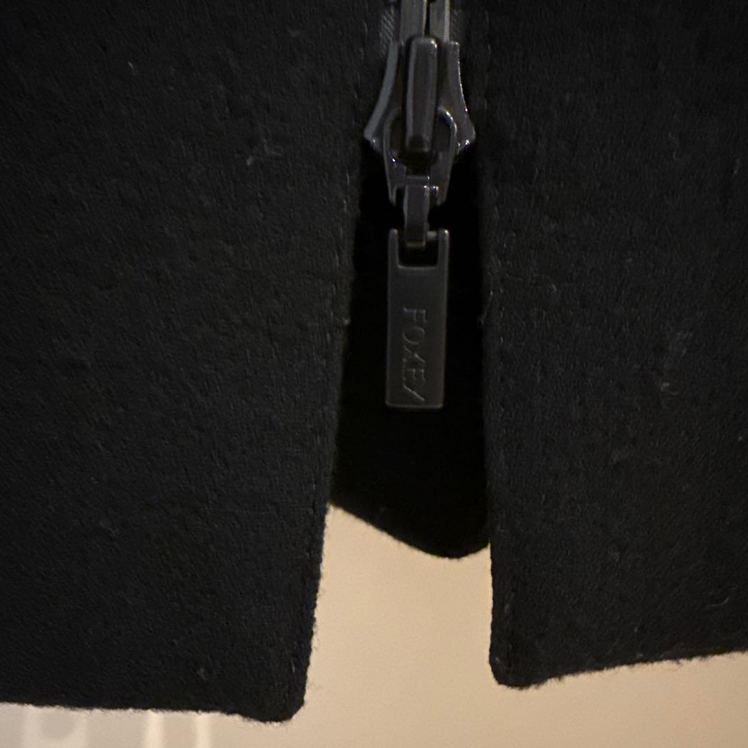 FOXEY ロングワンピース 2way ジレ jupiter 黒 40 秋冬