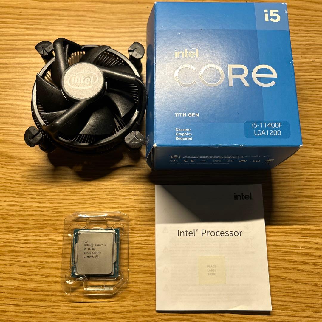 箱・クーラー付き】Intel Core i5-11400F