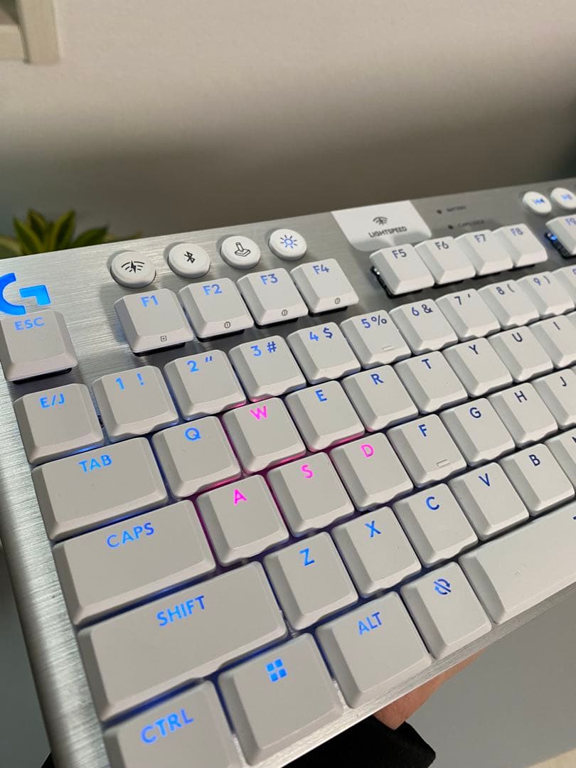 G915X LIGHTSPEED TKL ホワイト 日本語配列 キーボード本体