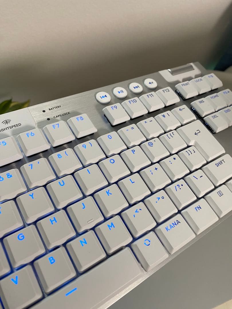 G915X LIGHTSPEED TKL ホワイト 日本語配列 キーボード本体