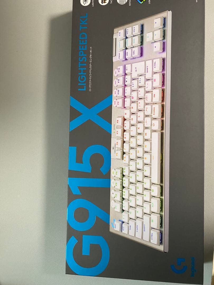 G915X LIGHTSPEED TKL ホワイト 日本語配列 キーボード本体