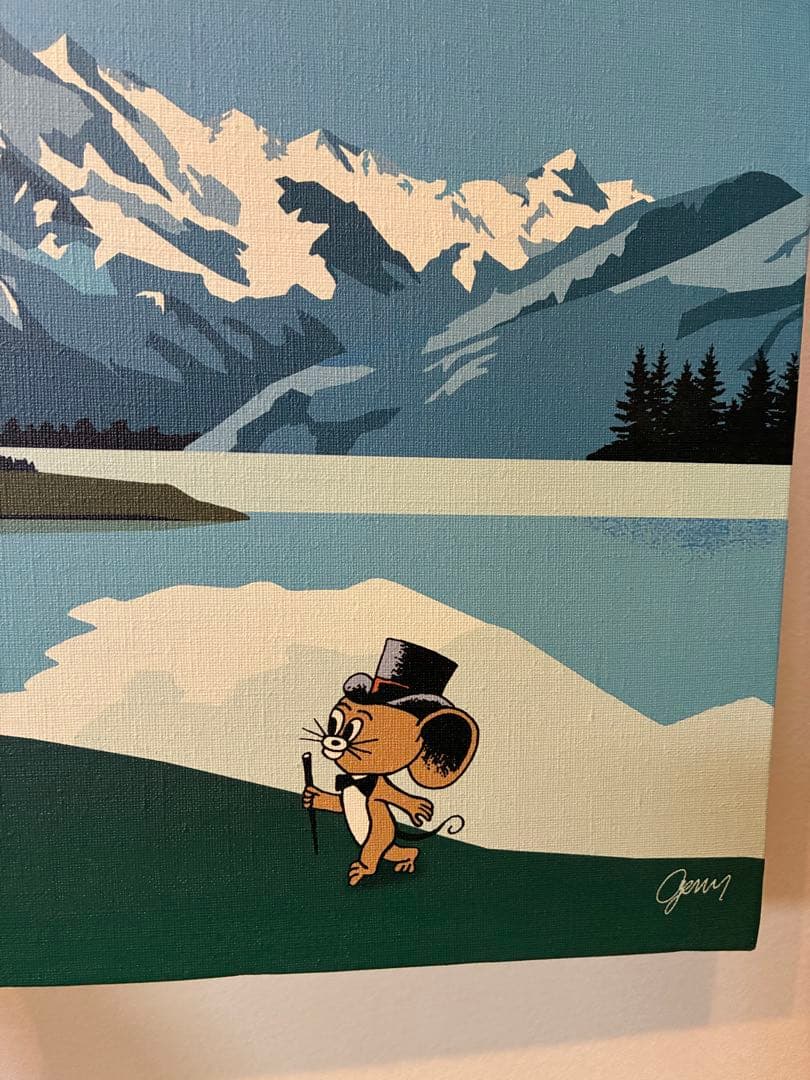 ジェリー・マルケス キャンバス ♯2 Blue」 アート ジェリー鵜飼