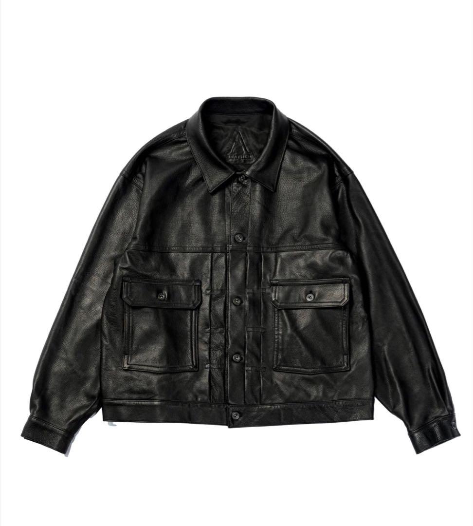 A leather 【NEW】TRUCKER JACKETトラッカージャケット - メルカリ