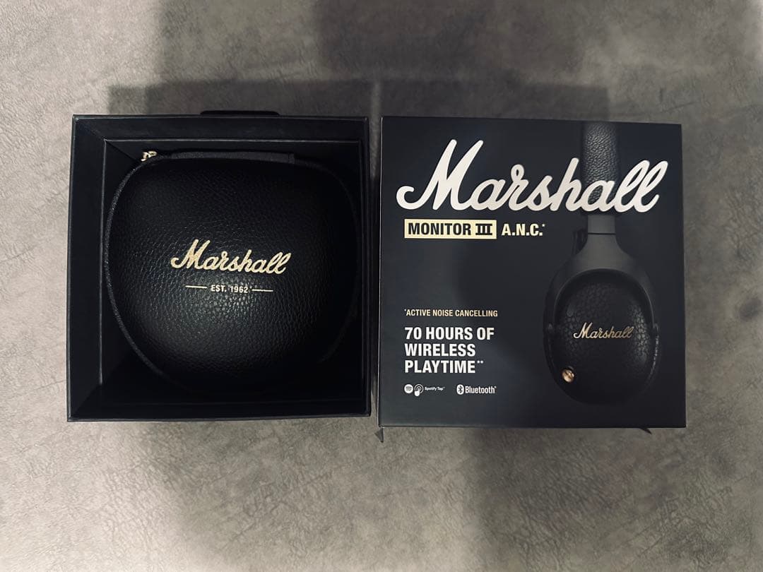 【正規品】美品 Marshall Monitor III A.N.C. ブラック