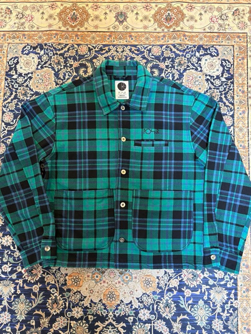 polar skate co ポーラースケートカンパニー チェックジャケット M