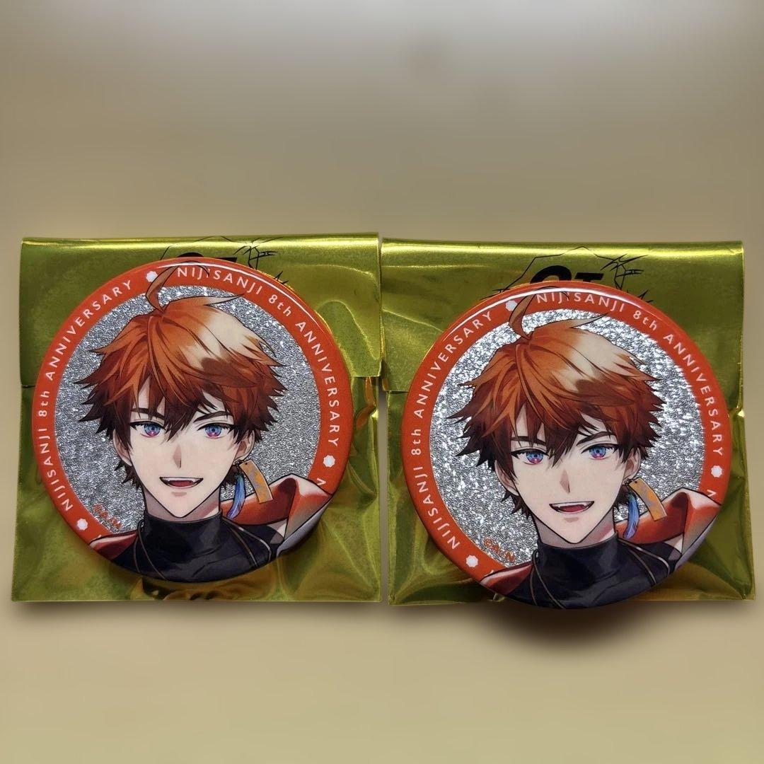 にじさんじ8Anniversary ランダムグリッター缶バッジ【北見遊征