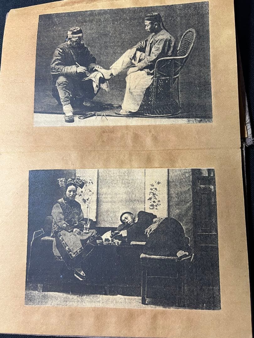 末代皇朝舊影」中国朝廷写真集 時代不明 折帖◇ラストエンペラー 清朝