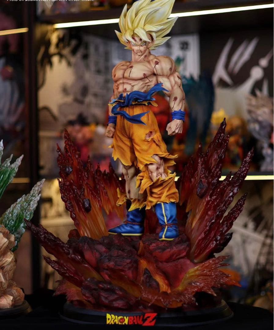 ドラゴンボール 1／4スケール 孫悟空 岩石版 フィギュア ガレージ