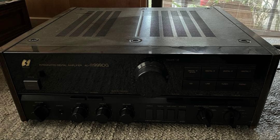 【通電確認のみ】SANSUI 山水 サンスイ AU-α999DGプリメインアンプ