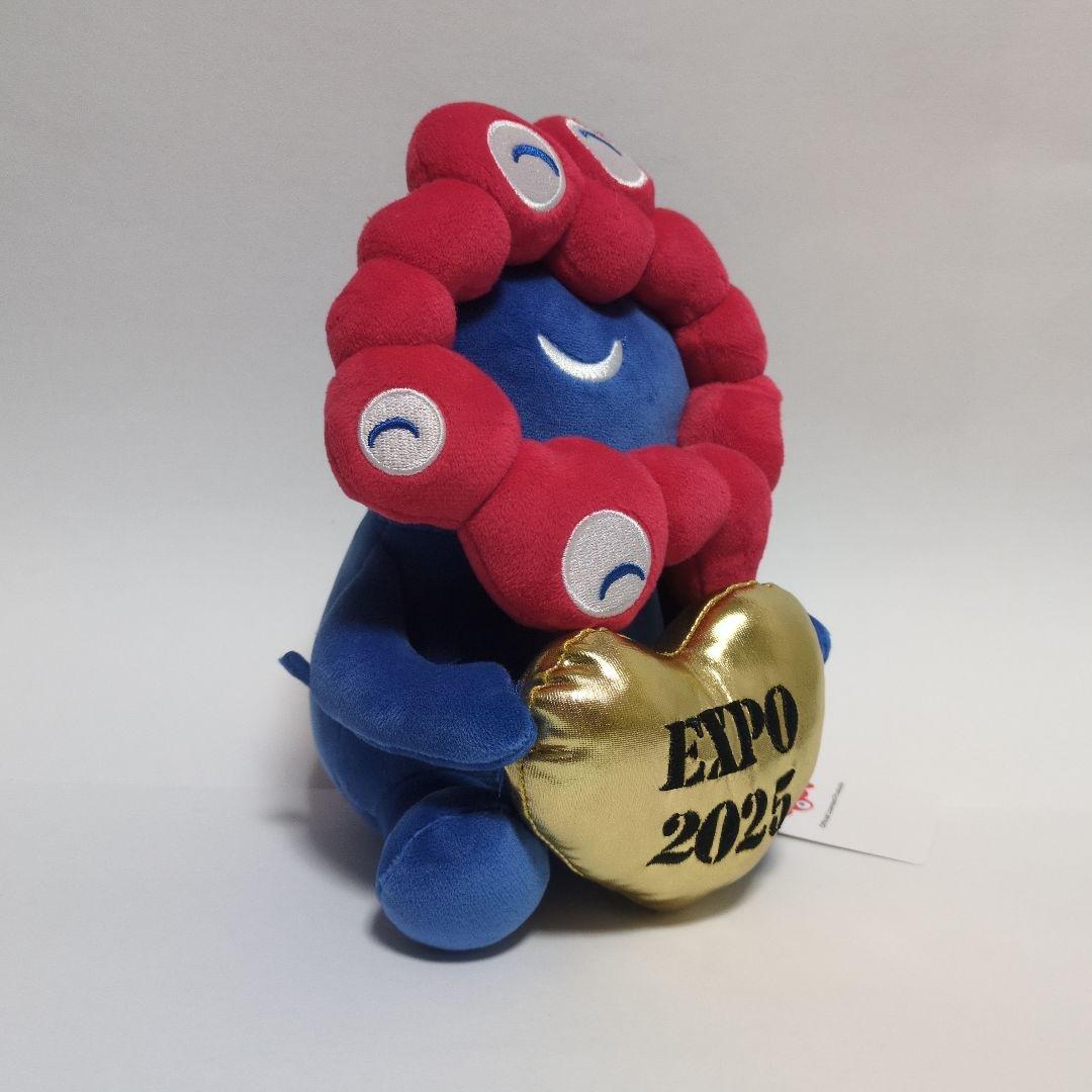 関西万博 ぬいぐるみ ミャクミャク ハート ゴールド - メルカリ