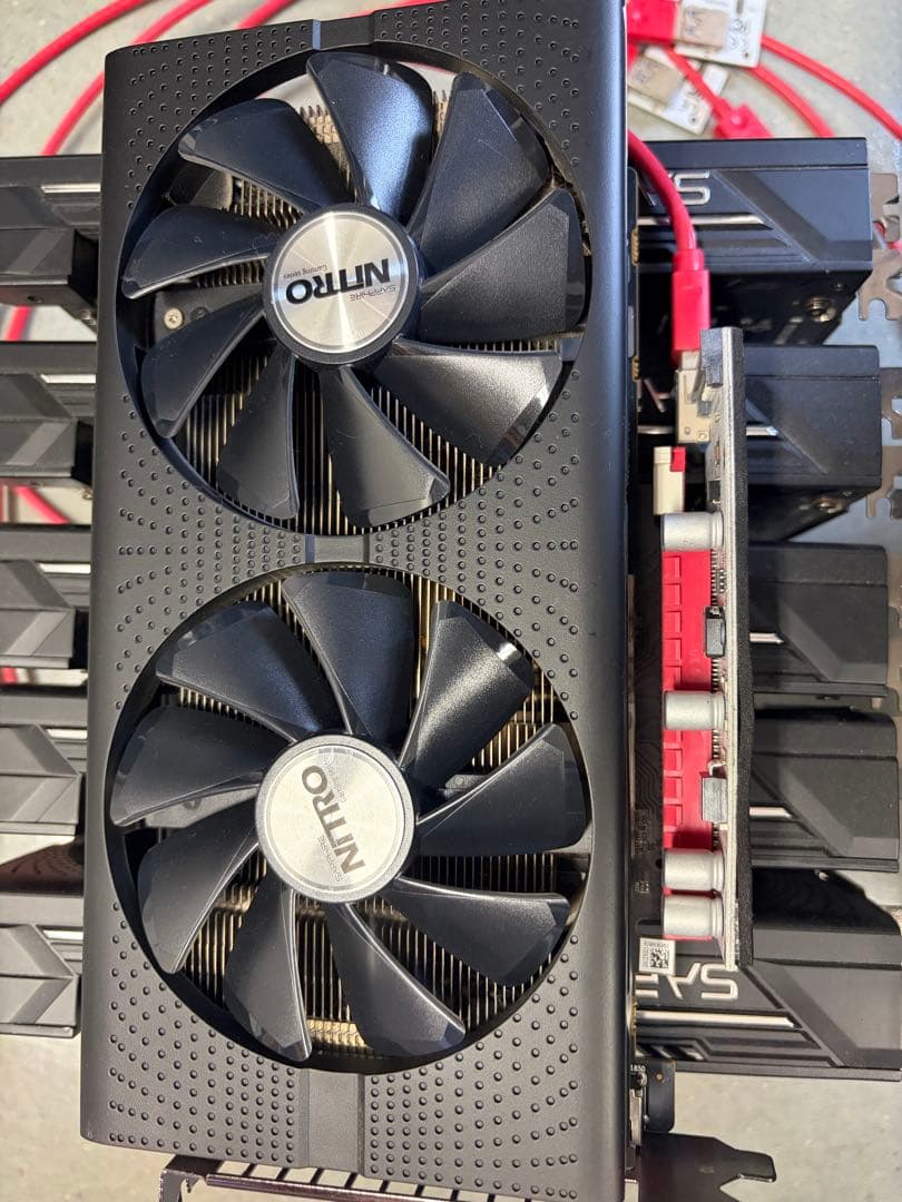 SAPPHIRE NITRO RADEON RX470 8G MINING 6枚