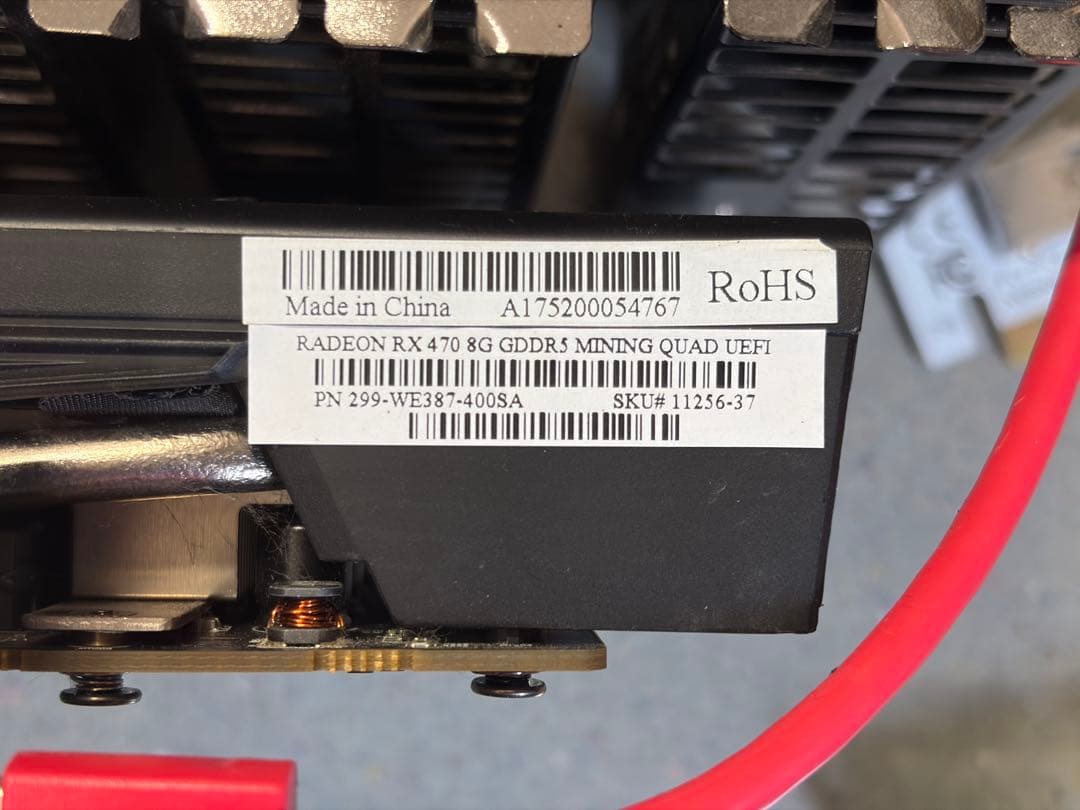 SAPPHIRE NITRO RADEON RX470 8G MINING 6枚