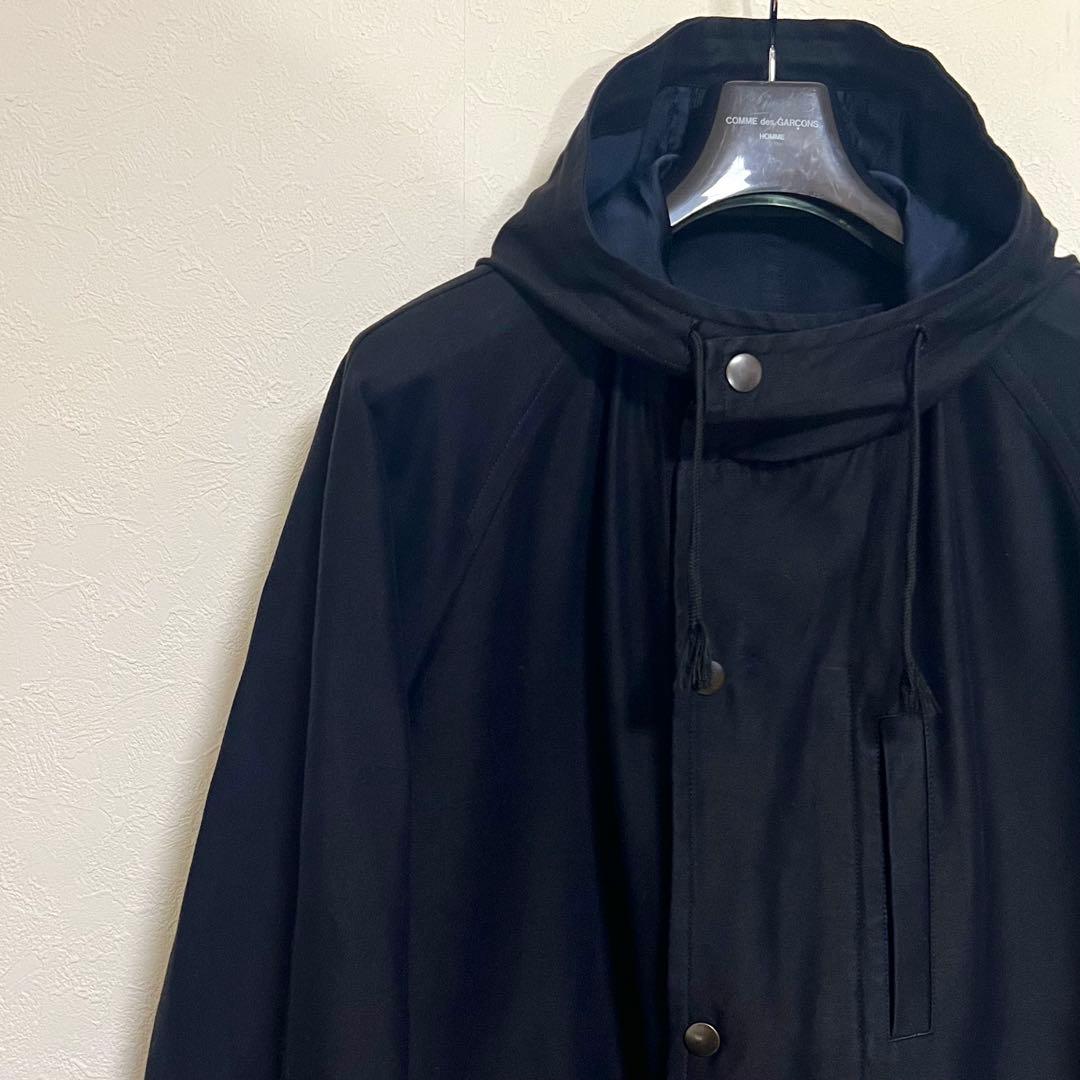 田中オム】コムデギャルソンオム フード付綿コート モッズコート風