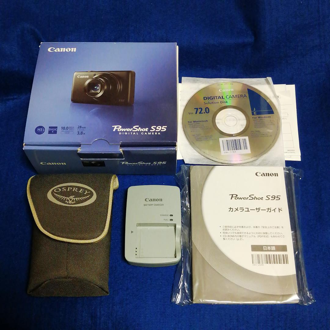 【美品】Canon パワーショット Power Shot S95 元箱付き
