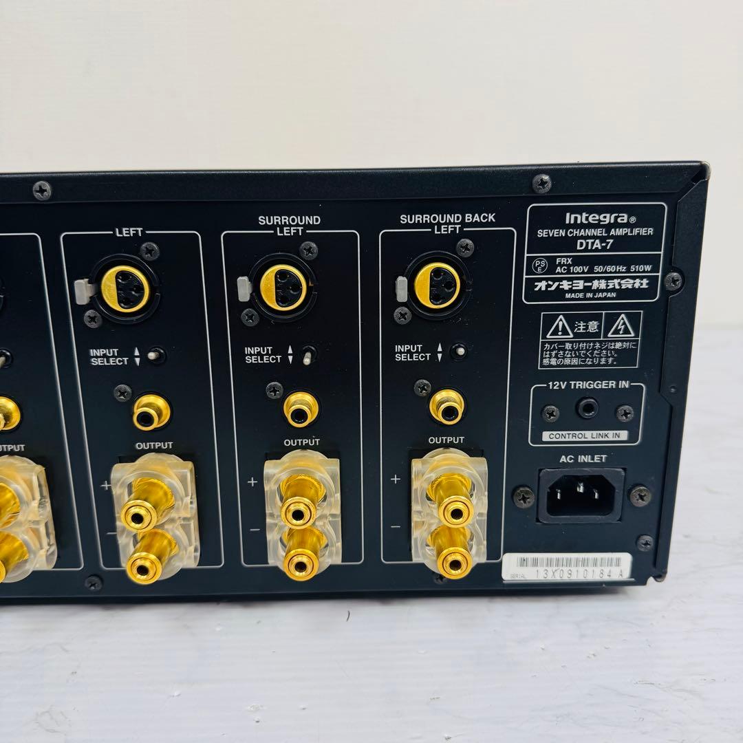 ONKYO　DTA-7　7ch　パワーアンプ　説明書　動作品