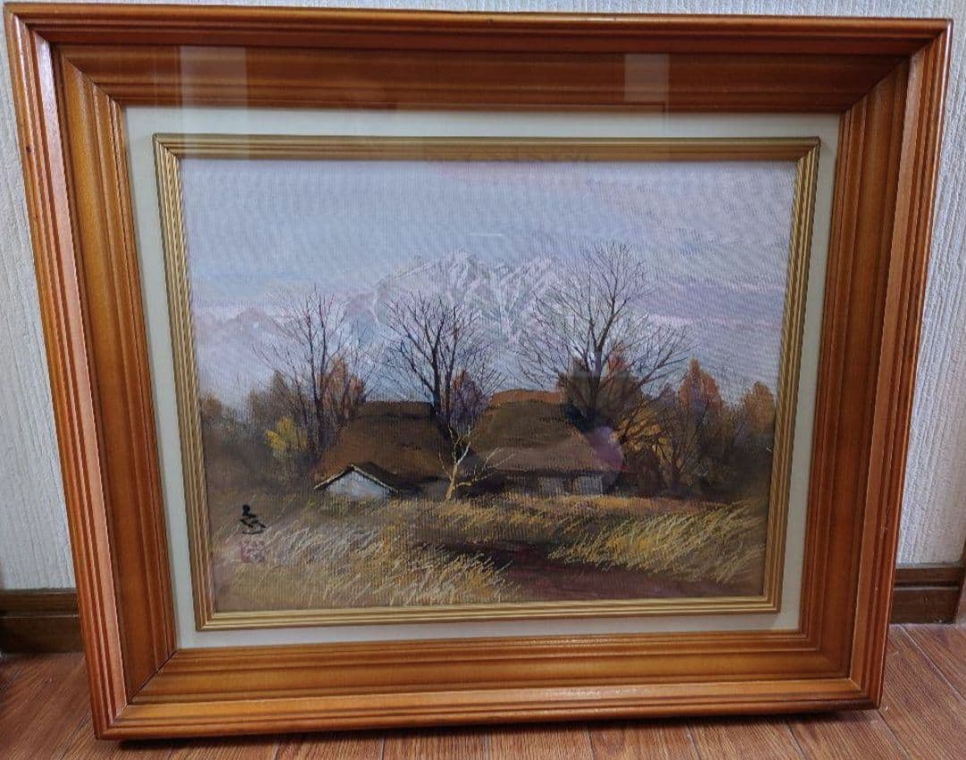 榎本 良一 （鹿島槍） 真筆水彩画 絵画 油絵 山岳 - メルカリ