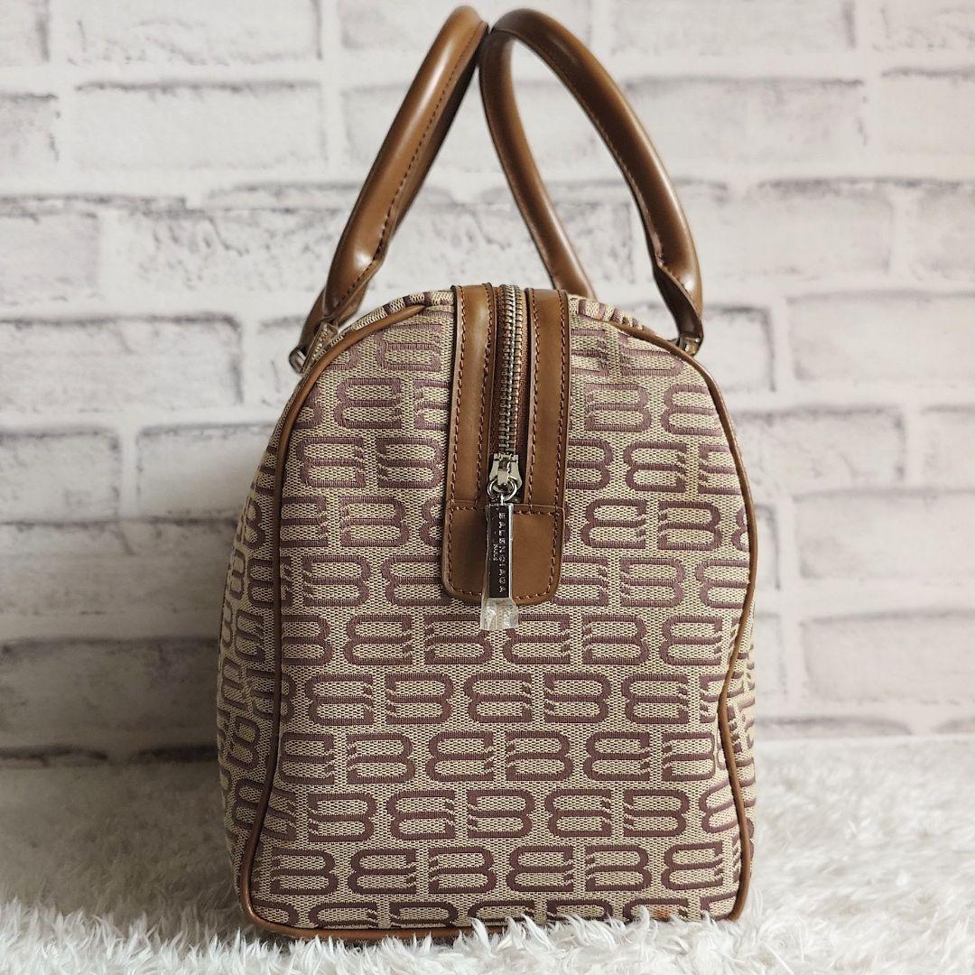 バレンシアガ ボストンバッグ BBロゴ シルバーチャーム ユニセックス