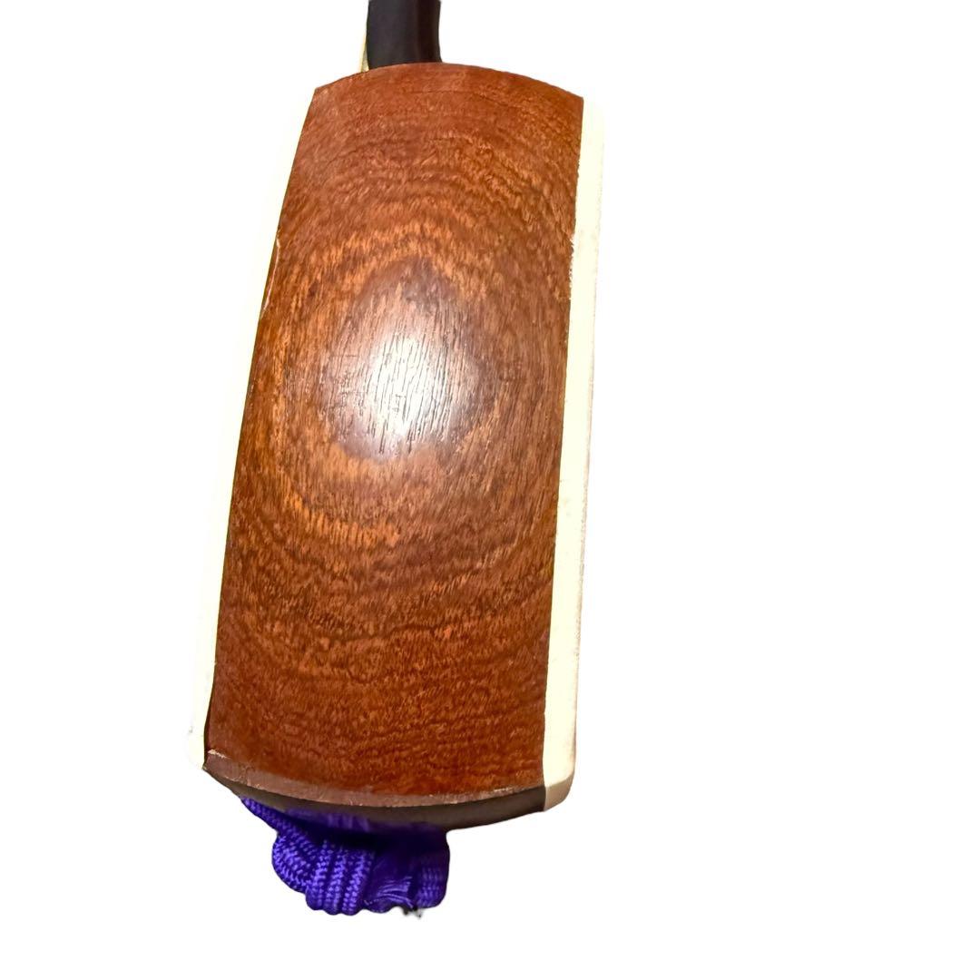 【銘あり一点物】三味線 ケース付き 皮破れあり