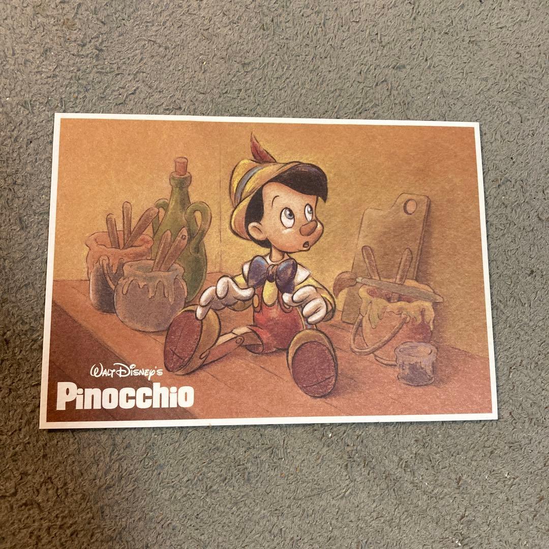 ピノキオ マリー フィガロ ディズニーポストカード3枚セット - メルカリ