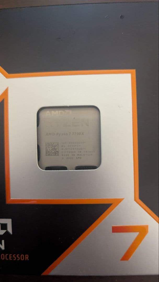 [AMD Ryzen 7 7700X／中古・正常動作品／箱]