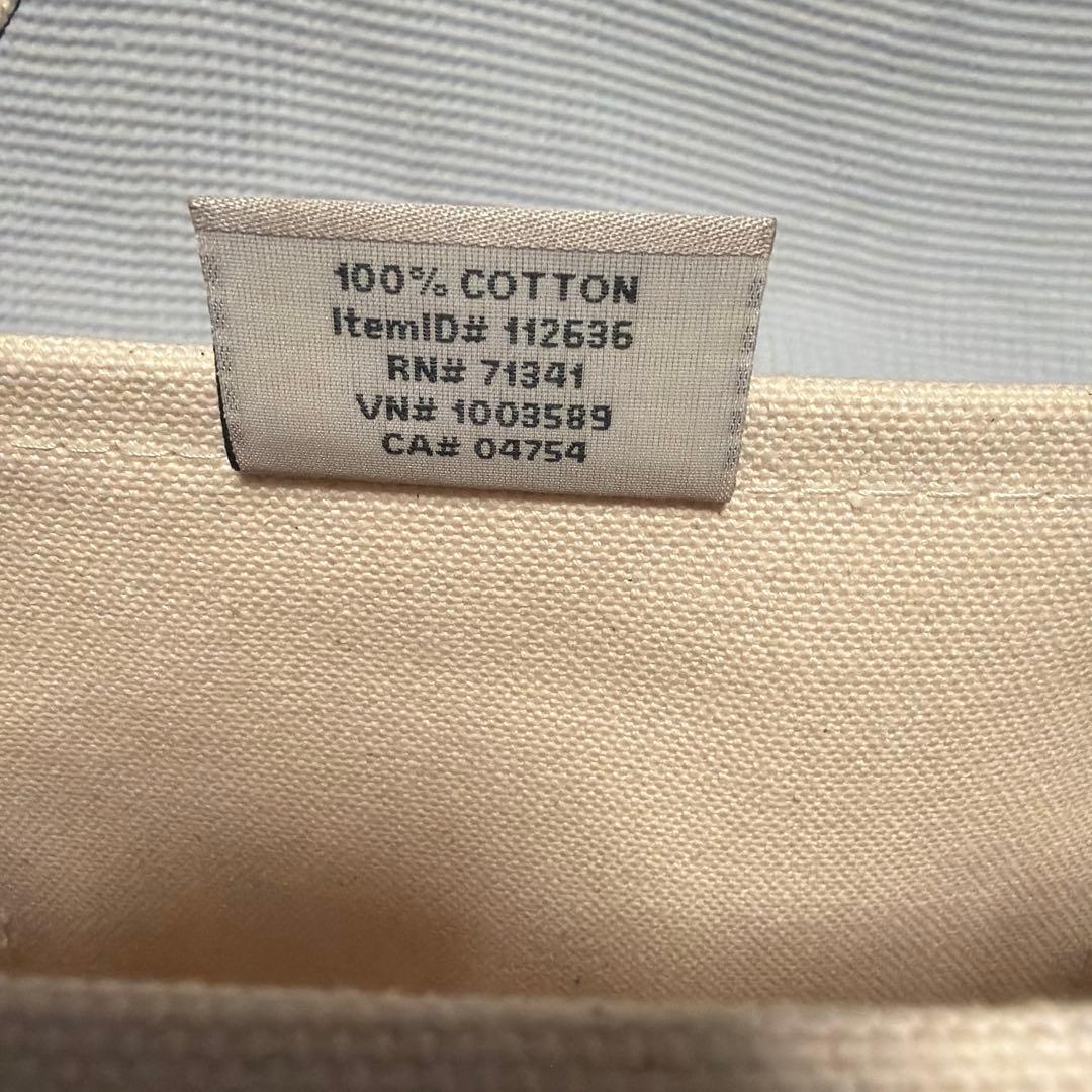 【新品】L.L.Bean トートバッグ　Ｍ　ネイビー　USA　袋付き