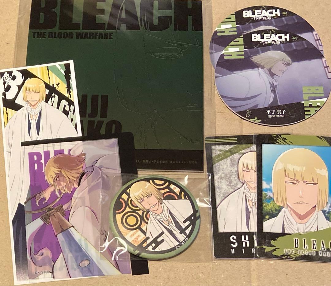 BLEACH 平子真子 缶バッジ 色紙 ステッカー 他 8点 - メルカリ